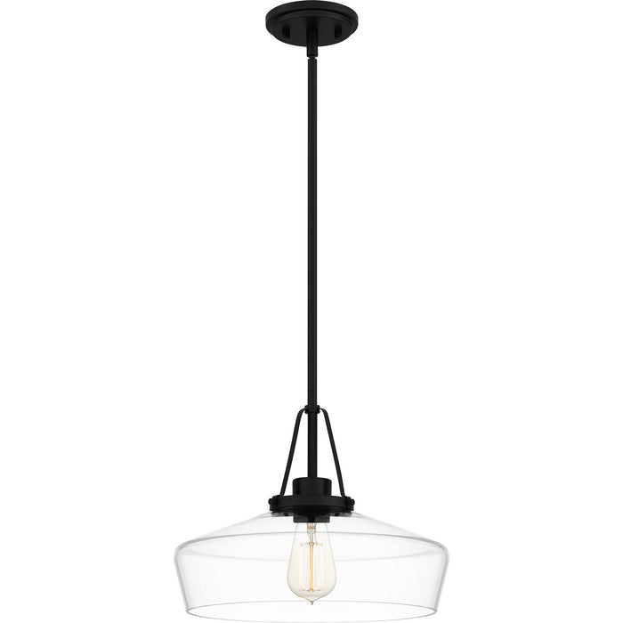 Myhouse Lighting Quoizel - QP5584MBK - One Light Pendant - Quoizel Pendant - Matte Black