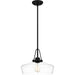 Myhouse Lighting Quoizel - QP5584MBK - One Light Pendant - Quoizel Pendant - Matte Black