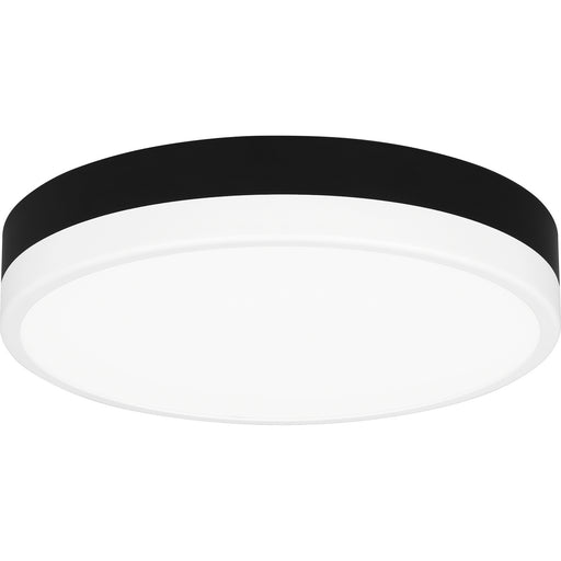 Myhouse Lighting Quoizel - WLN1611MBKW - LED Flush Mount - Weldin - Matte Black White