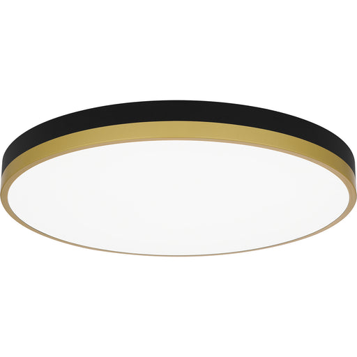 Myhouse Lighting Quoizel - WLN1620MBKG - LED Flush Mount - Weldin - Matte Black Gold