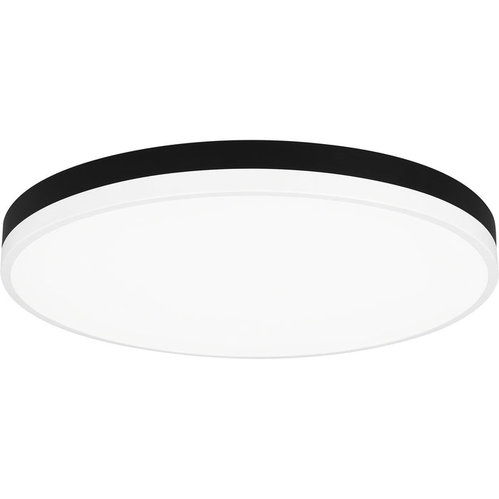 Myhouse Lighting Quoizel - WLN1620MBKW - LED Flush Mount - Weldin - Matte Black White