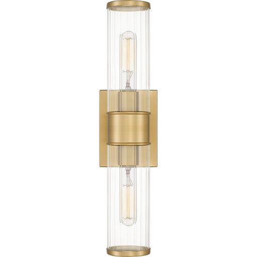 Myhouse Lighting Quoizel - QW16128AB - Two Light Wall Sconce - Quoizel Wood - Aged Brass