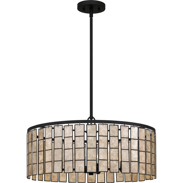 Myhouse Lighting Quoizel - SGLM2822MBK - Four Light Pendant - Seigler - Matte Black