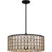 Myhouse Lighting Quoizel - SGLM2822MBK - Four Light Pendant - Seigler - Matte Black