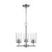 Myhouse Lighting Generation Lighting - 31170-962 - Three Light Chandelier - Oslo - Brushed Nickel