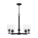 Myhouse Lighting Generation Lighting - 31171-112 - Five Light Chandelier - Oslo - Midnight Black