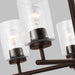 Myhouse Lighting Generation Lighting - 31171-710 - Five Light Chandelier - Oslo - Bronze