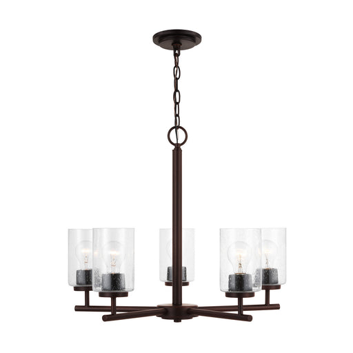 Myhouse Lighting Generation Lighting - 31171-710 - Five Light Chandelier - Oslo - Bronze