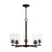 Myhouse Lighting Generation Lighting - 31171-710 - Five Light Chandelier - Oslo - Bronze