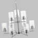 Myhouse Lighting Generation Lighting - 31172-962 - Nine Light Chandelier - Oslo - Brushed Nickel