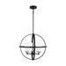 Myhouse Lighting Generation Lighting - 3124603EN3-112 - Three Light Chandelier - Alturas - Midnight Black