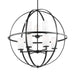 Myhouse Lighting Generation Lighting - 3124609-112 - Nine Light Chandelier - Alturas - Midnight Black