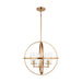 Myhouse Lighting Generation Lighting - 3124673-848 - Three Light Chandelier - Alturas - Satin Brass