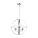 Myhouse Lighting Generation Lighting - 3124673-962 - Three Light Chandelier - Alturas - Brushed Nickel