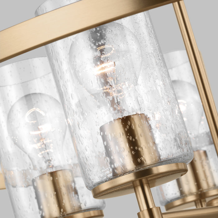 Myhouse Lighting Generation Lighting - 3124675-848 - Five Light Chandelier - Alturas - Satin Brass