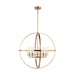 Myhouse Lighting Generation Lighting - 3124675-848 - Five Light Chandelier - Alturas - Satin Brass