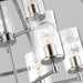 Myhouse Lighting Generation Lighting - 3124679-962 - Nine Light Chandelier - Alturas - Brushed Nickel