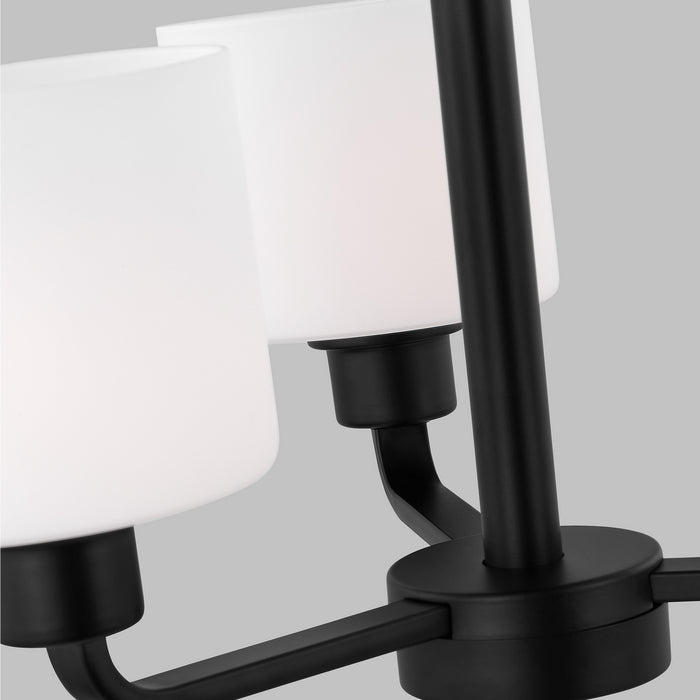 Myhouse Lighting Generation Lighting - 3128803-112 - Three Light Chandelier - Canfield - Midnight Black