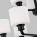 Myhouse Lighting Generation Lighting - 3128809-112 - Nine Light Chandelier - Canfield - Midnight Black