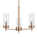 Myhouse Lighting Visual Comfort Studio - 3190303-848 - Three Light Chandelier - Zire - Satin Brass