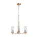 Myhouse Lighting Visual Comfort Studio - 3190303-848 - Three Light Chandelier - Zire - Satin Brass