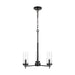 Myhouse Lighting Visual Comfort Studio - 3190303EN-112 - Three Light Chandelier - Zire - Midnight Black