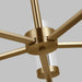 Myhouse Lighting Visual Comfort Studio - 3190305-848 - Five Light Chandelier - Zire - Satin Brass