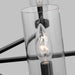Myhouse Lighting Visual Comfort Studio - 3190309-112 - Nine Light Chandelier - Zire - Midnight Black