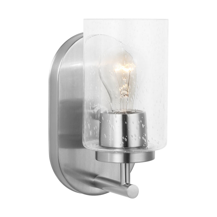 Myhouse Lighting Generation Lighting - 41170-962 - One Light Wall / Bath Sconce - Oslo - Brushed Nickel