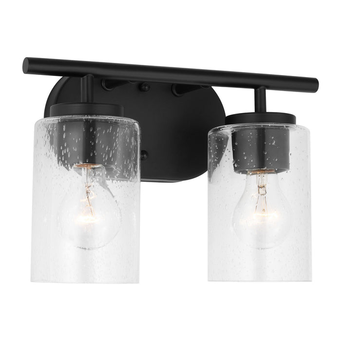 Myhouse Lighting Generation Lighting - 41171-112 - Two Light Wall / Bath - Oslo - Midnight Black