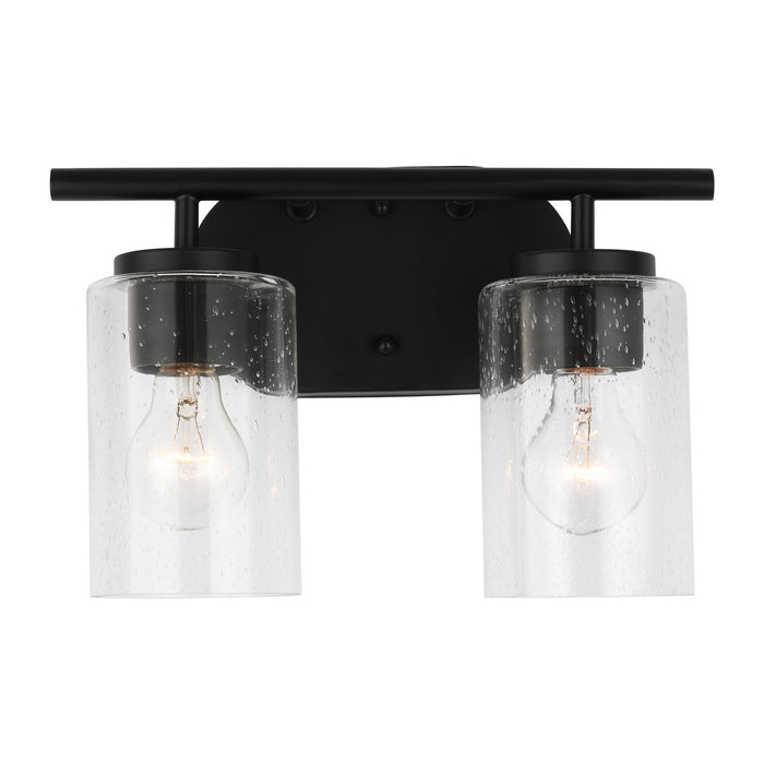 Myhouse Lighting Generation Lighting - 41171-112 - Two Light Wall / Bath - Oslo - Midnight Black