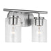 Myhouse Lighting Generation Lighting - 41171-962 - Two Light Wall / Bath - Oslo - Brushed Nickel