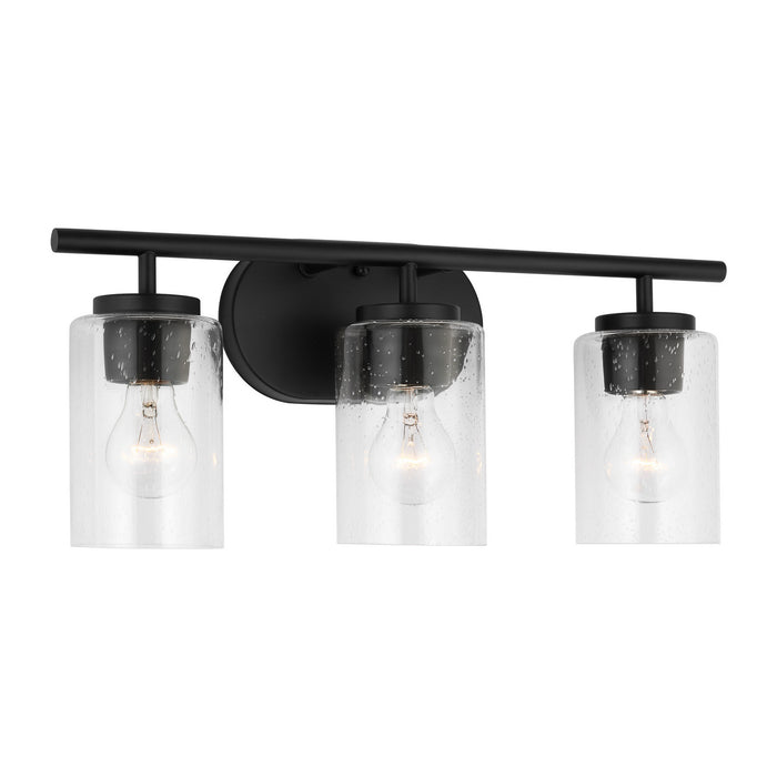 Myhouse Lighting Generation Lighting - 41172-112 - Three Light Wall / Bath - Oslo - Midnight Black