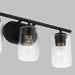 Myhouse Lighting Generation Lighting - 41172-112 - Three Light Wall / Bath - Oslo - Midnight Black