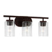 Myhouse Lighting Generation Lighting - 41172-710 - Three Light Wall / Bath - Oslo - Bronze