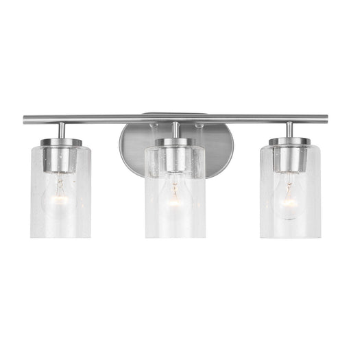 Myhouse Lighting Generation Lighting - 41172-962 - Three Light Wall / Bath - Oslo - Brushed Nickel