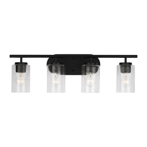 Myhouse Lighting Generation Lighting - 41173-112 - Four Light Wall / Bath - Oslo - Midnight Black