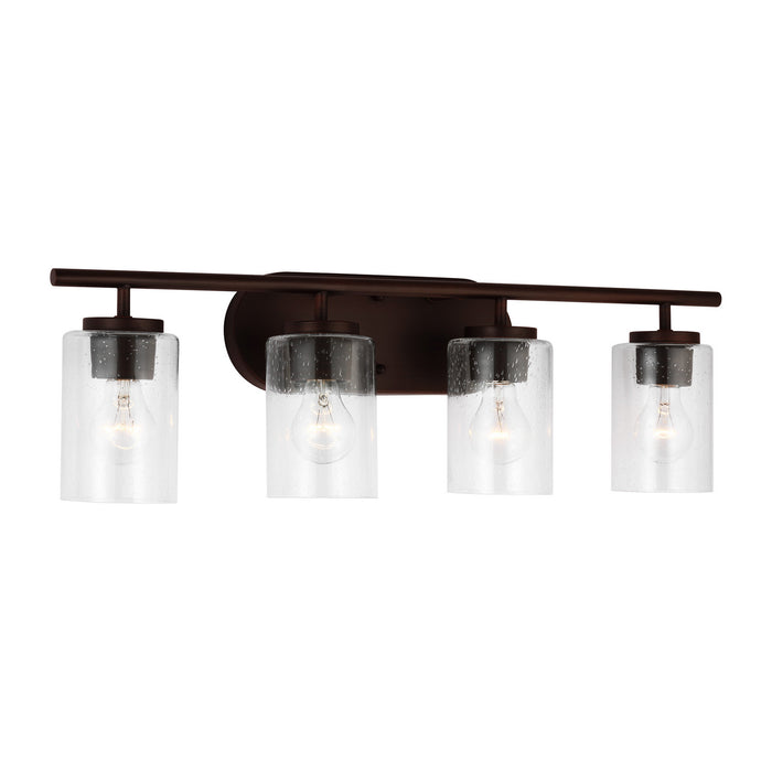 Myhouse Lighting Generation Lighting - 41173-710 - Four Light Wall / Bath - Oslo - Bronze