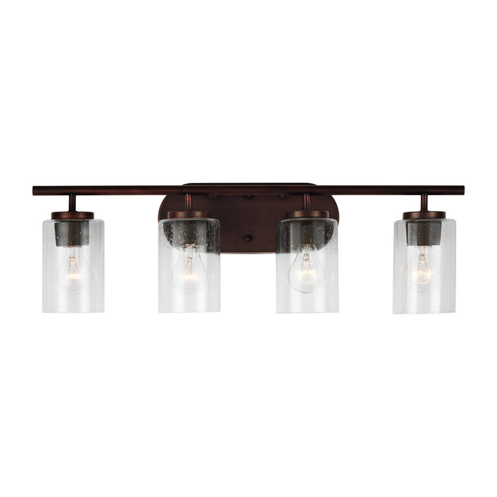 Myhouse Lighting Generation Lighting - 41173-710 - Four Light Wall / Bath - Oslo - Bronze