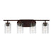 Myhouse Lighting Generation Lighting - 41173-710 - Four Light Wall / Bath - Oslo - Bronze