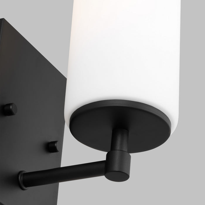 Myhouse Lighting Generation Lighting - 4124601EN3-112 - One Light Wall / Bath Sconce - Alturas - Midnight Black