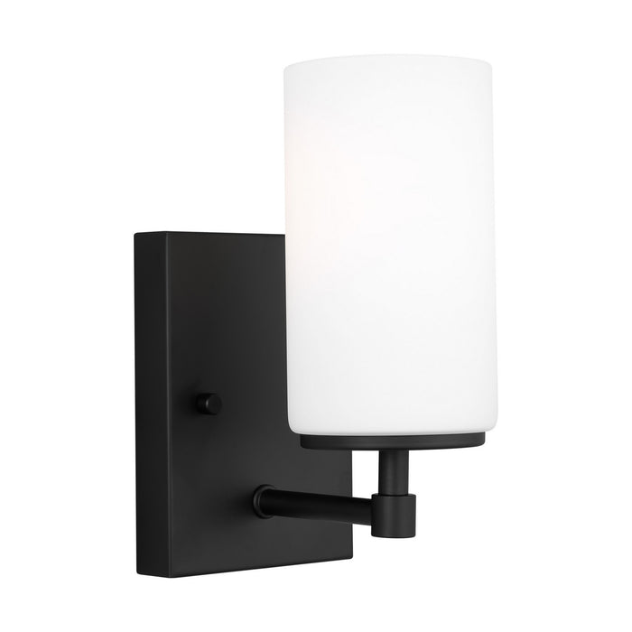 Myhouse Lighting Generation Lighting - 4124601EN3-112 - One Light Wall / Bath Sconce - Alturas - Midnight Black