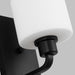 Myhouse Lighting Generation Lighting - 4128801-112 - One Light Wall / Bath Sconce - Canfield - Midnight Black