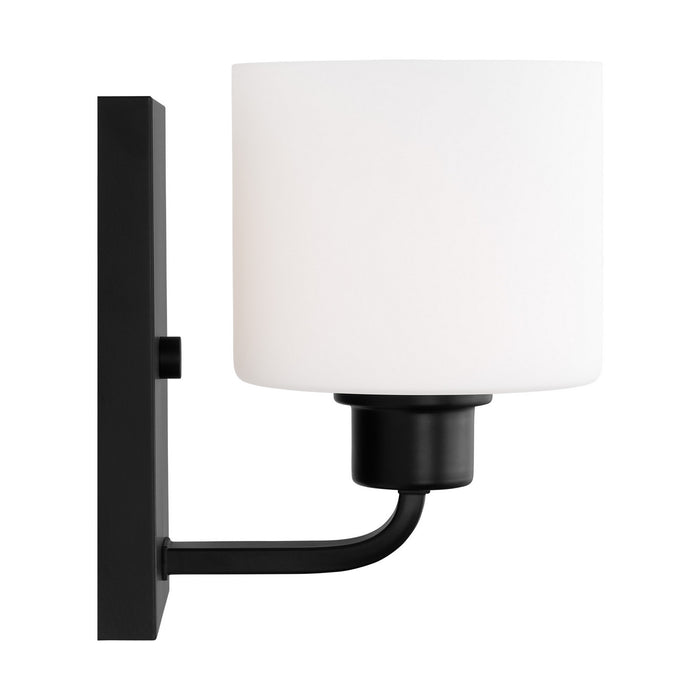 Myhouse Lighting Generation Lighting - 4128801EN3-112 - One Light Wall / Bath Sconce - Canfield - Midnight Black