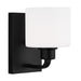 Myhouse Lighting Generation Lighting - 4128801EN3-112 - One Light Wall / Bath Sconce - Canfield - Midnight Black