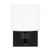 Myhouse Lighting Generation Lighting - 4128801EN3-112 - One Light Wall / Bath Sconce - Canfield - Midnight Black