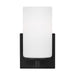 Myhouse Lighting Generation Lighting - 4139101-112 - One Light Wall / Bath Sconce - Hettinger - Midnight Black