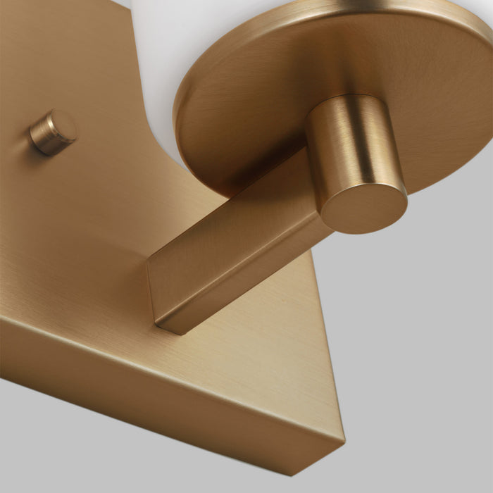 Myhouse Lighting Generation Lighting - 4139101-848 - One Light Wall / Bath Sconce - Hettinger - Satin Brass