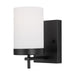 Myhouse Lighting Visual Comfort Studio - 4190301-112 - One Light Wall / Bath Sconce - Zire - Midnight Black