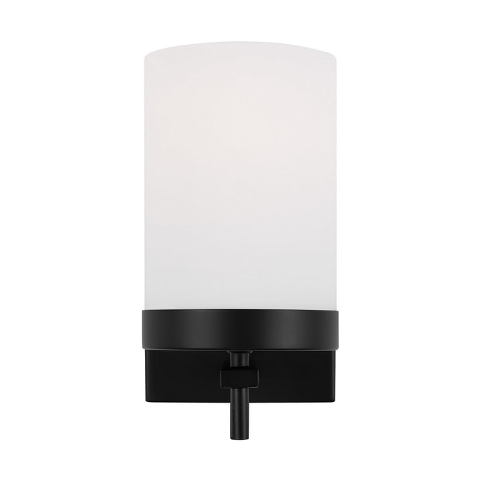 Myhouse Lighting Visual Comfort Studio - 4190301-112 - One Light Wall / Bath Sconce - Zire - Midnight Black